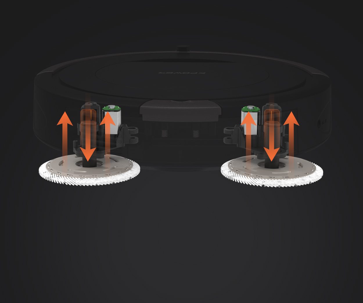 Side Mop Lift-up Motor in Robot vacuums