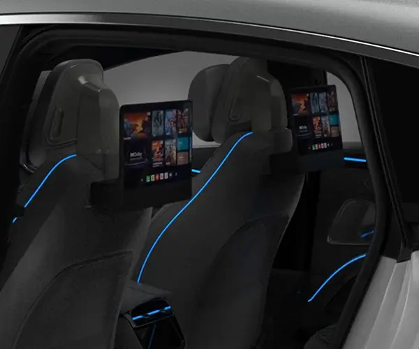 Tilting Entertainment Screen Drive Module