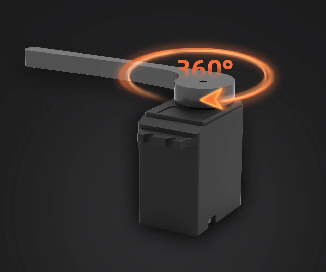 Logistics Shuttle Fork Toggle Servo